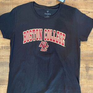 Boston College women’s Fanatics Black Crew Neck T-Shirt size medium